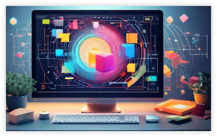 デジタルアート作品展示